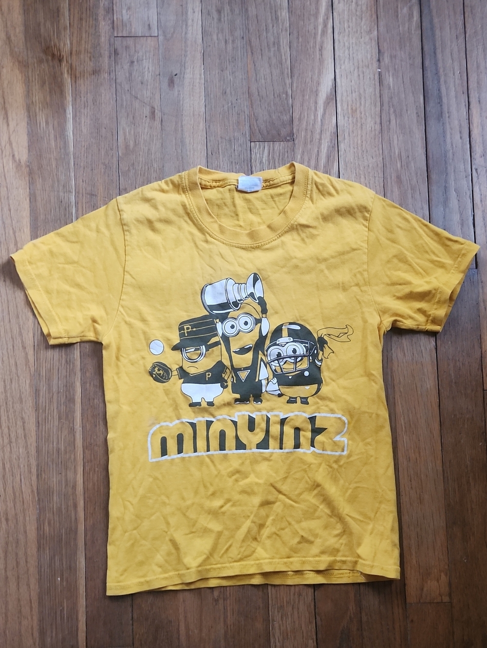 Port and Company Yellow Minion Graphic Tee
